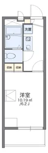 レオパレスめぞん一刻【208号室】の間取り