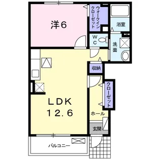 ラッフィナート カーサ【1階】の間取り