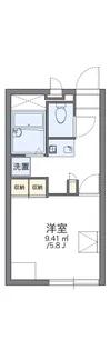 レオパレスルーエ島根【1階】の間取り