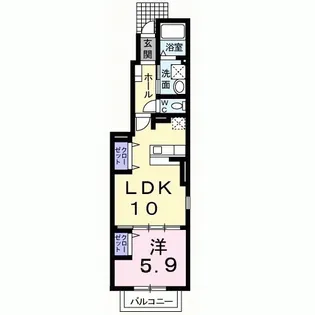 アルモニー【1階】の間取り