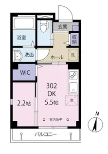 プランドール新小岩【3階】の間取り