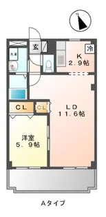 メゾン・ド・グレース 弐番館【3階】の間取り