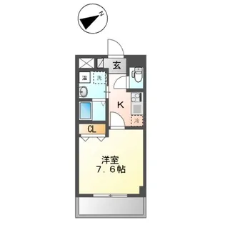 LA FELICITA ーラ・フェリチター【3階】の間取り