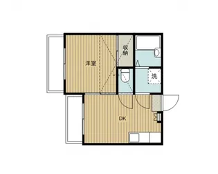 グランドゥール草加北谷【105号室号室】の間取り