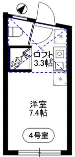 IL ROSSO町屋【1階】の間取り