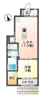 アヴニール【1階】の間取り