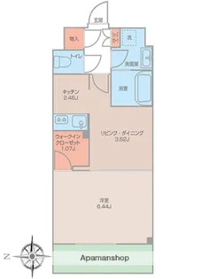 SORA TREE【703号室】の間取り