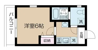 NSGATE 西新井【3階】の間取り