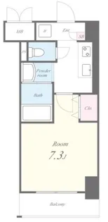 WAVE西新井【2階】の間取り
