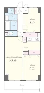 ビスィクレートM SPECIAL【5階】の間取り