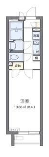 クレイノアムール【1階】の間取り