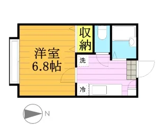 リュエルIRIYA【1階】の間取り