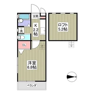 SIERRA六町【2階】の間取り