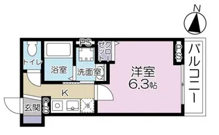 SERENA MACHIYA II【2階】の間取り
