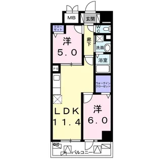 GRAN FELICIA【8階】の間取り