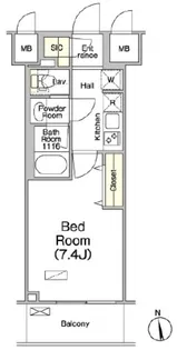 ソライエアイル草加【7階】の間取り
