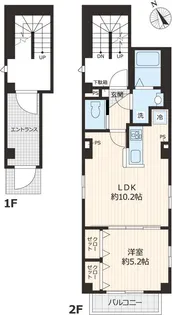 AMARIーH【201号室号室】の間取り