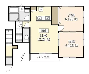 CURRANT【2階】の間取り