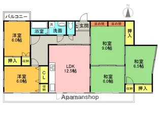 フラワーハイツ【301号室】の間取り