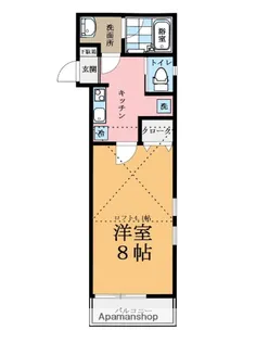 コーポ真希Ⅱ【206号室】の間取り