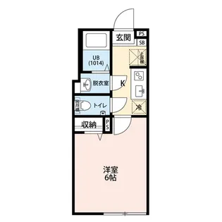 エクセラン西尾久SOUTH【3階】の間取り
