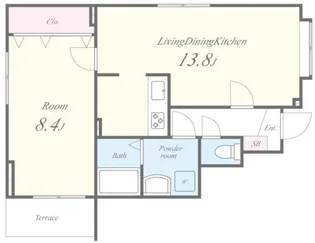 日比谷パティオ【1階】の間取り