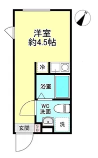 BOASORTE日ノ出町【2階】の間取り