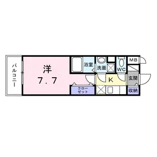 スアヴィス谷在家【3階】の間取り