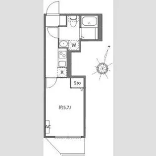 リープ立石【1階】の間取り