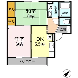 ファーストコート【2階】の間取り