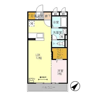 シーガル【2階】の間取り