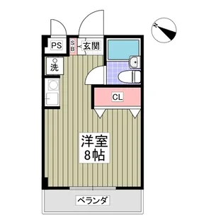 足立TSハウス【2階】の間取り