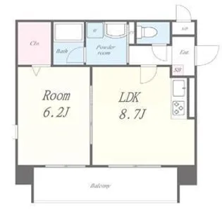 グランディール浅草【5階】の間取り