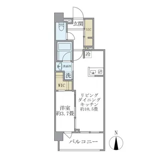 SOLAST SQUARE綾瀬【7階】の間取り