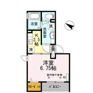 シャルマン コーポ若菜【3階】の間取り