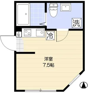 ユニヴェール西新井【3階】の間取り