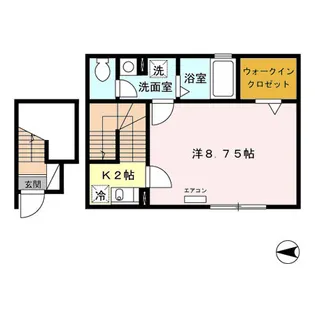 ボナール【2階】の間取り