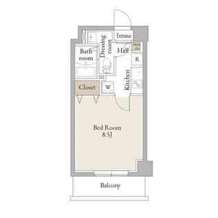 グランカーサお花茶屋【4階】の間取り