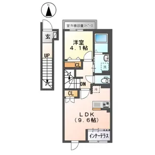 ラフィーネポルテ【2階】の間取り