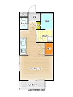 STハイツ【201号室】の間取り