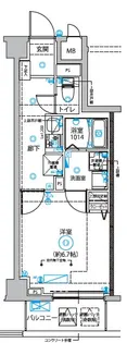 DIPS西新井【1階】の間取り