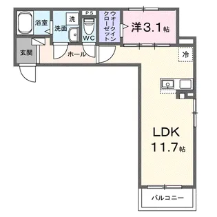 メゾン リッシュ【3階】の間取り