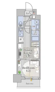 グランエール西日暮里SOUTH【3階】の間取り