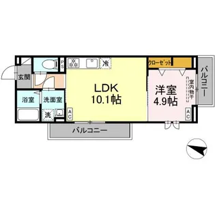 ウィズ【2階】の間取り