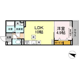 ウィズ【1階】の間取り