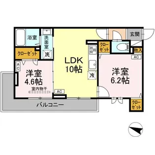 ウィズ【3階】の間取り