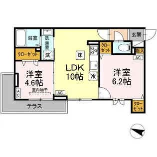 ウィズ【1階】の間取り