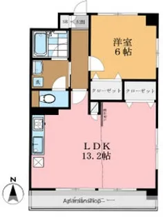 CELTIS西新井【103号室】の間取り