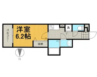 眩燈館【2階】の間取り