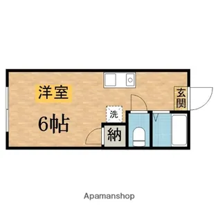 クロノス南大沢A【2階】の間取り